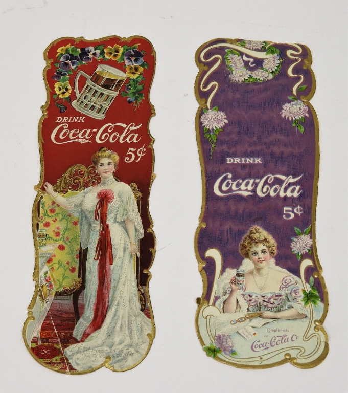 2PC C.1904 COCA-COLA CARDBOARD