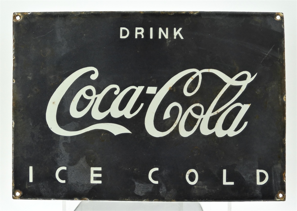 C.1935 COCA-COLA SSP PORCELAIN