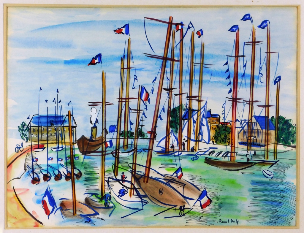 ATTRIB. RAOUL DUFY FAUVIST FRENCH