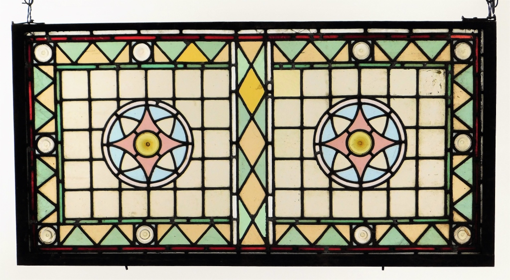 C 1820 AMERICAN LEADED STAINED 29be0e