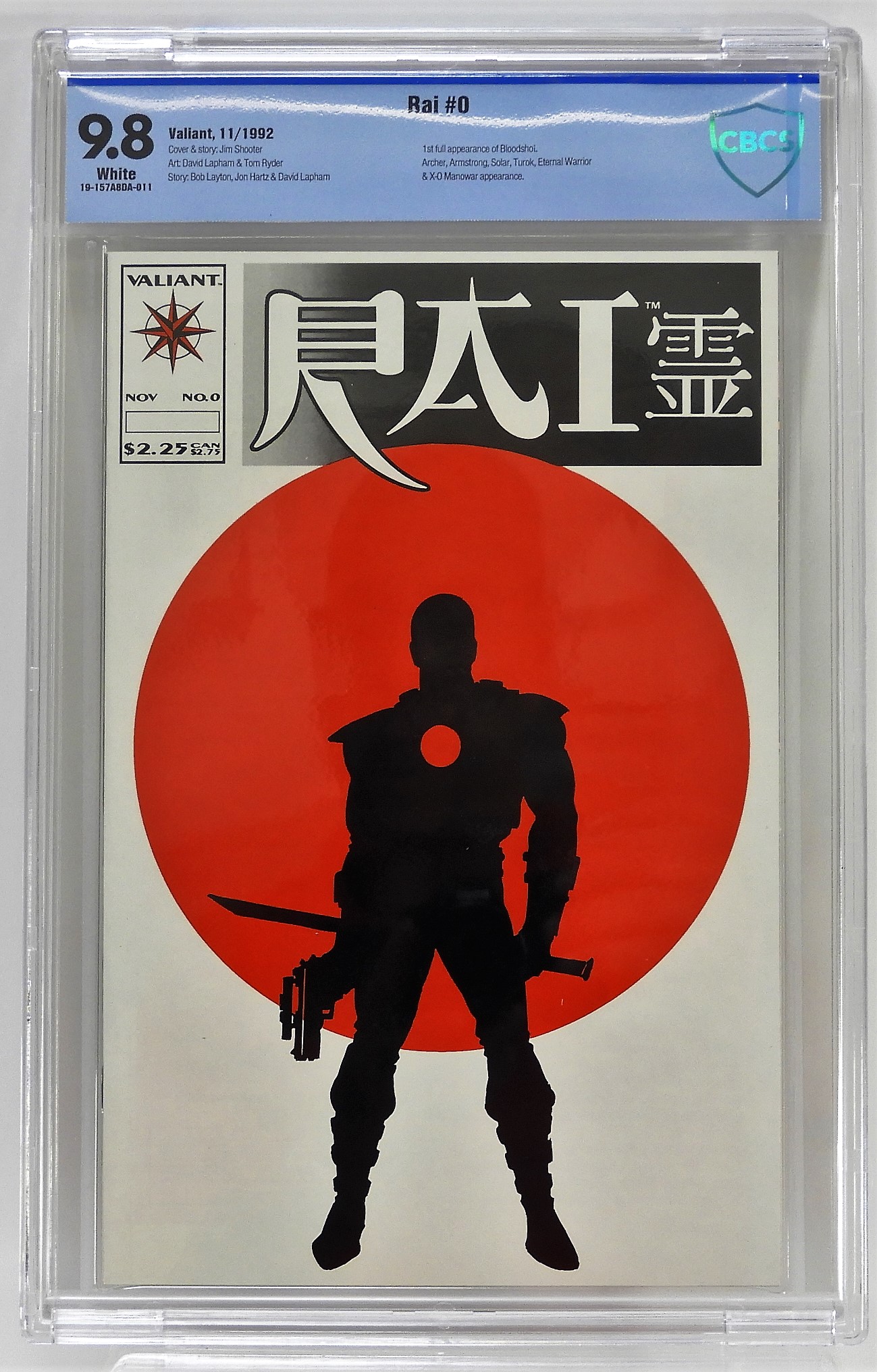 VALIANT COMICS RAI 0 CBCS 9 8 29be58