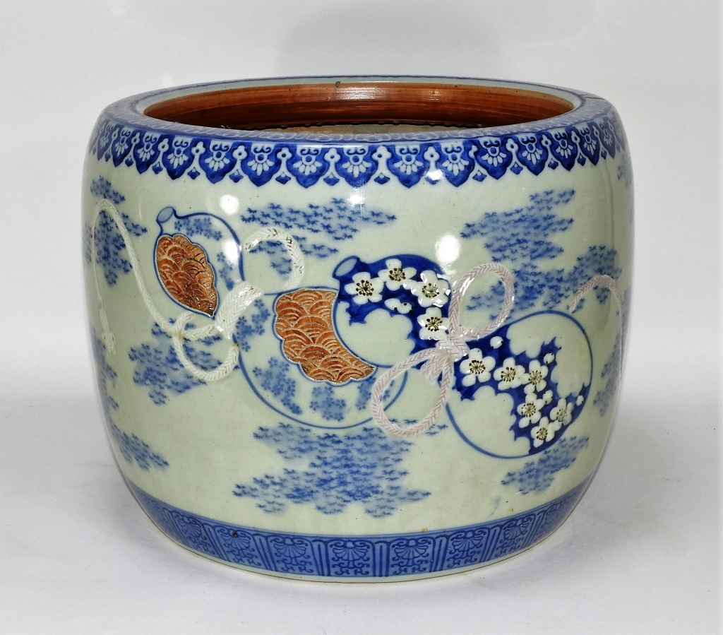 JAPANESE BLUE & WHITE PORCELAIN