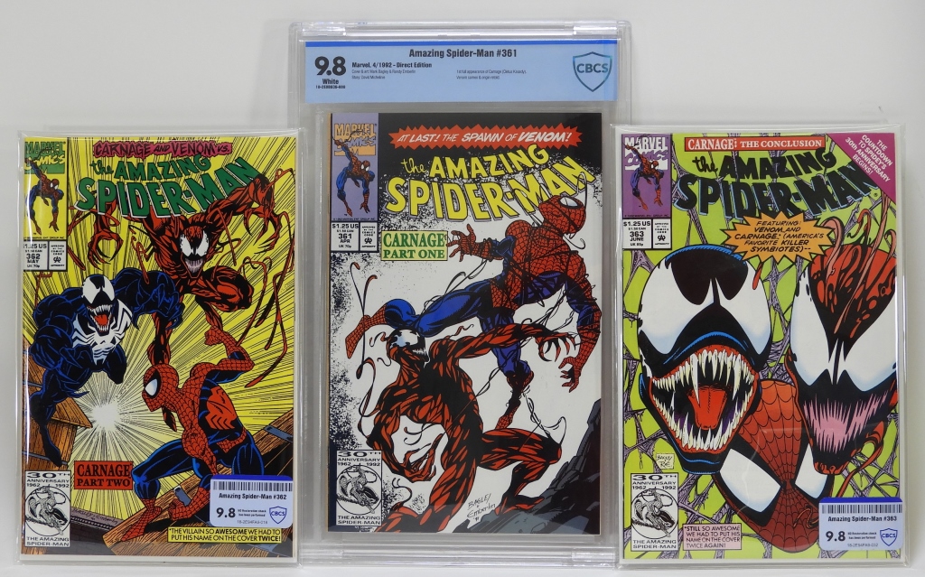 MARVEL AMAZING SPIDER-MAN #361-363 CBCS