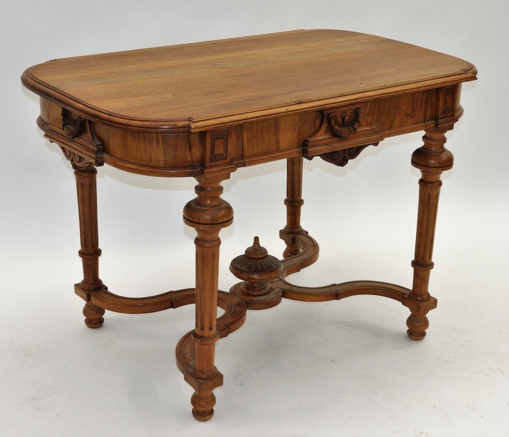 FRENCH RENAISSANCE REVIVAL WALNUT 29beda