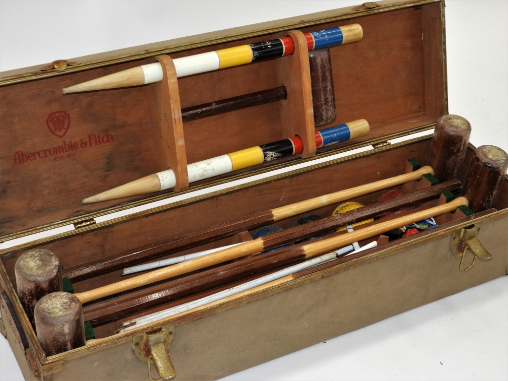 ANTIQUE ABERCROMBIE & FITCH LONDON CROQUET