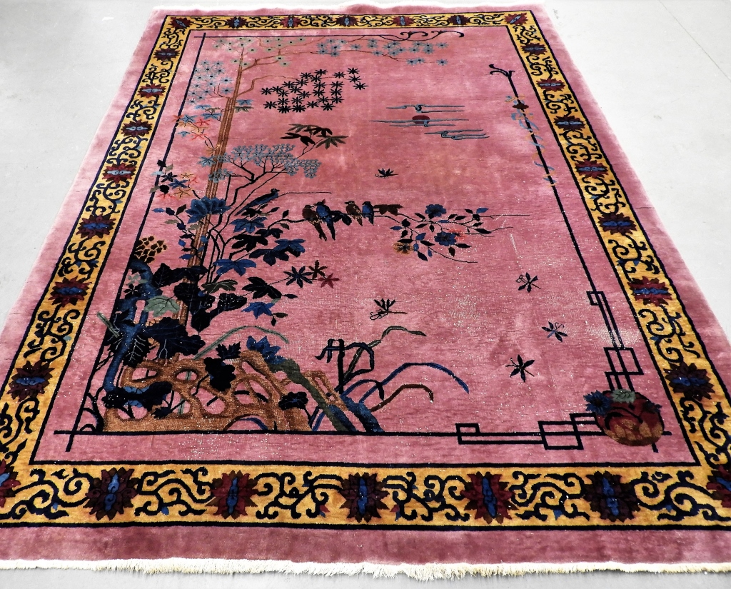 CHINESE ART DECO ROOM SIZE RUG 29bfd2