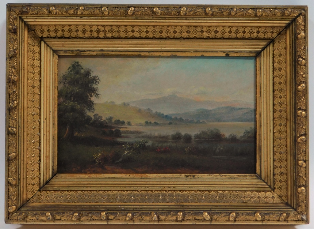 19C EUROPEAN O/B MOUNTAINOUS LANDSCAPE