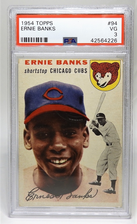 1954 TOPPS 94 ERNIE BANKS BASEBALL 29c0cf