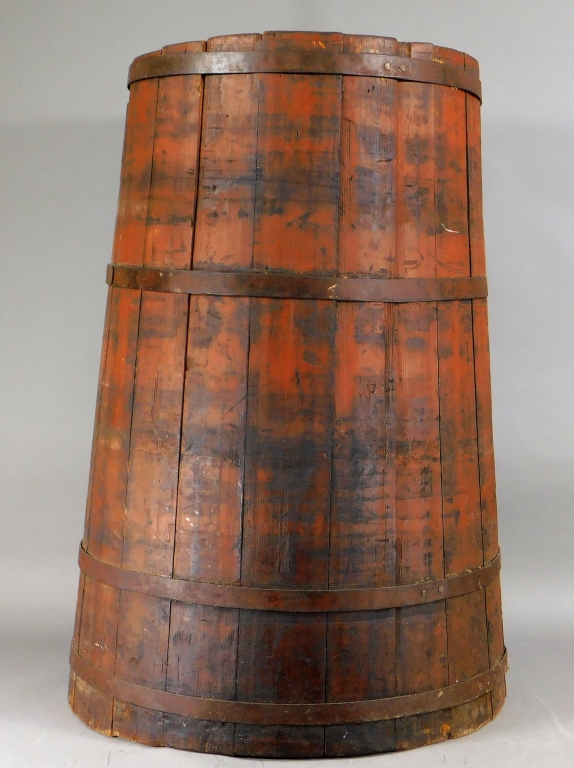 LARGE C.1830 PRIMITIVE RED WASH