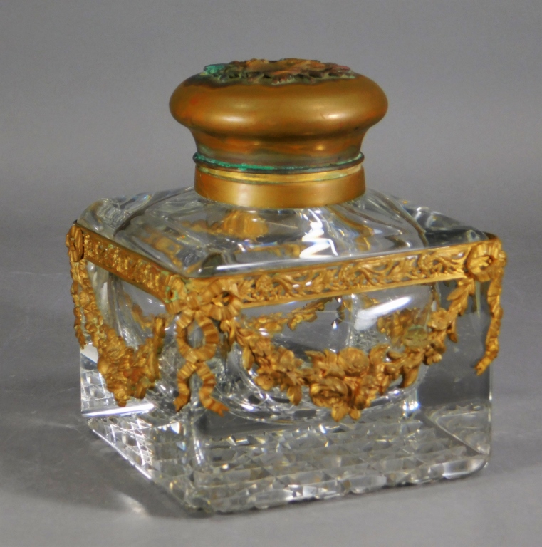 19C ATTRIB BACCARAT CRYSTAL BRONZE