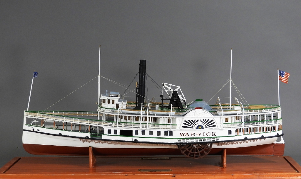 WARWICK SCRATCH BUILT STEAMER SHIP 29c19f