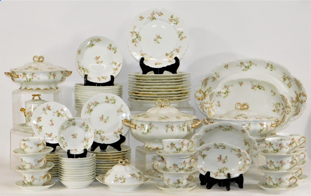 100PC FRENCH HAVILAND LIMOGES DINNER