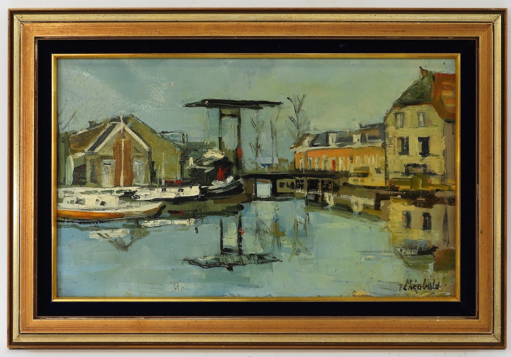 RENEE THEOBALD FRENCH HARBOR SEASCAPE 29c23b