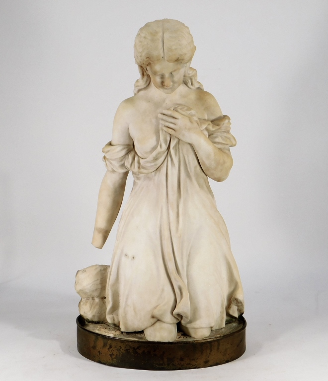 EARLY 19C ITALIAN CARVED MARBLE 29c250