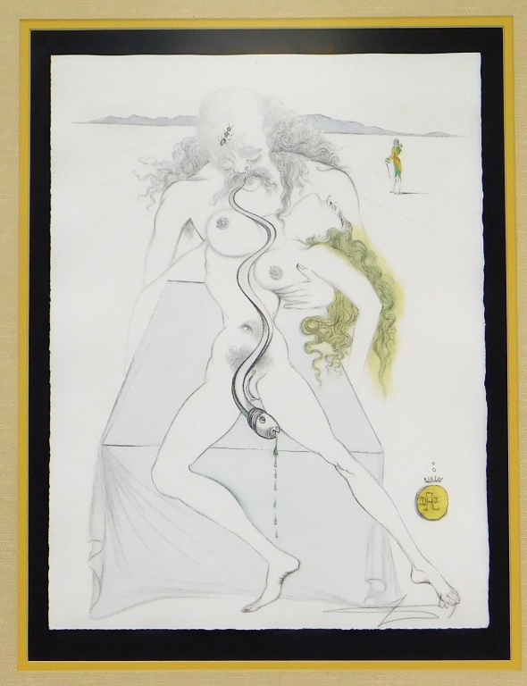 SALVADOR DALI ILLUSTRE CASANOVA NUDE