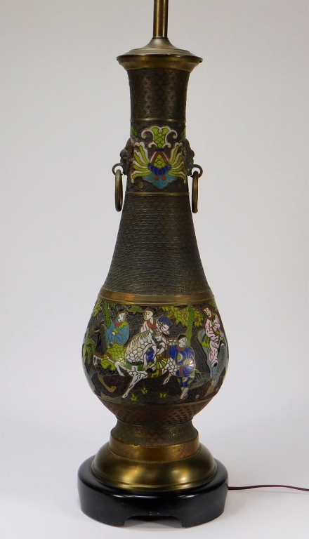 CHINESE CHAMPLEVE ENAMELED BRONZE 29c2fb