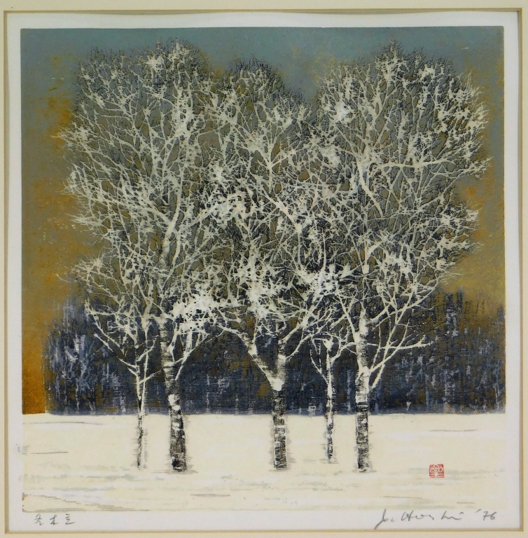 JOICHI HOSHI WINTER TREES LANDSCAPE