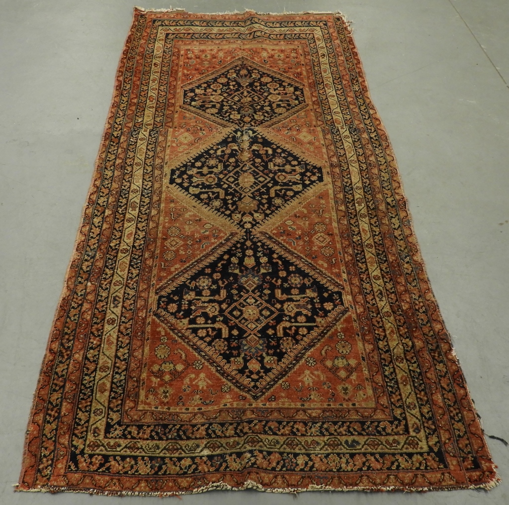 ORIENTAL PERSIAN TRIBAL WOOL CARPET 29c45d