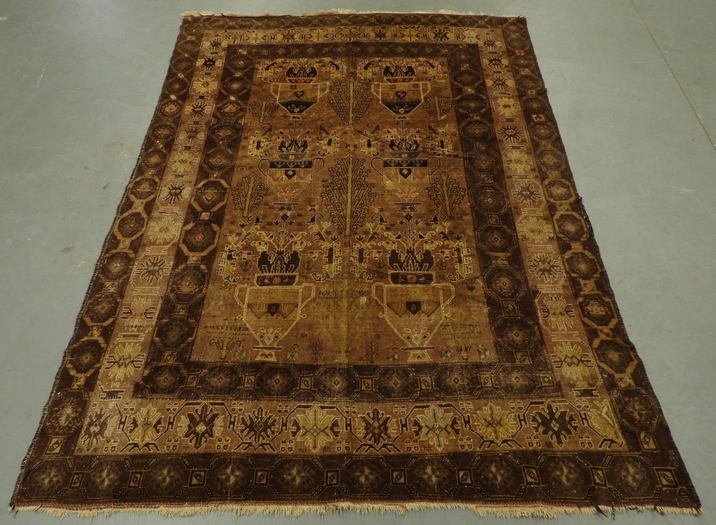 ANTIQUE TURKISH EARTH TONE WOOL 29c46e