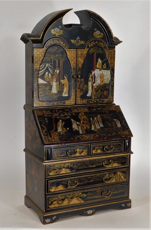 DIMINUTIVE CHINOISERIE SECRETARY