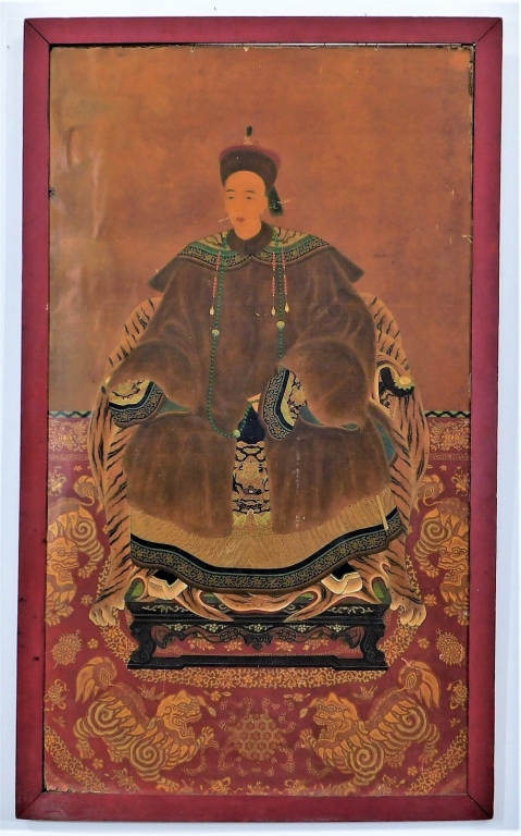 CHINESE QING DYNASTY IMPERIAL PORTRAIT 29c4f6