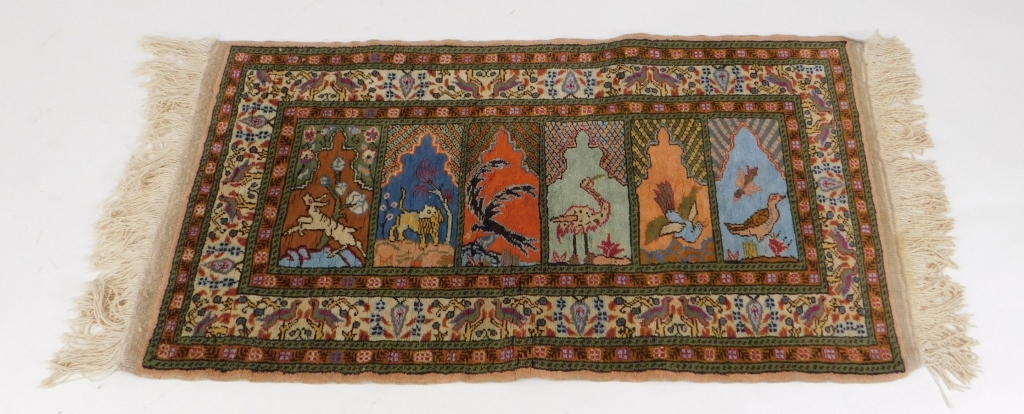 TURKISH KAYSERI SILK ANIMAL PICTORIAL 29c4fe