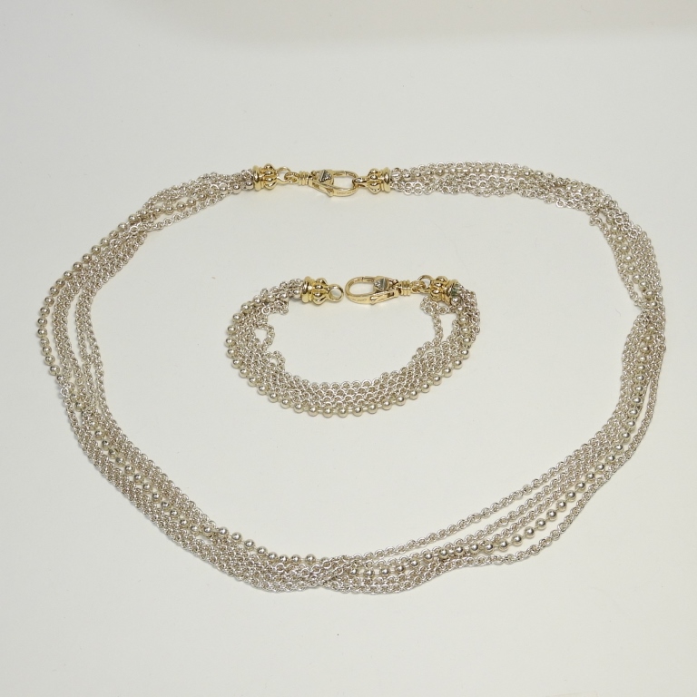 LAGOS CAVIAR S.S. 18K GOLD NECKLACE