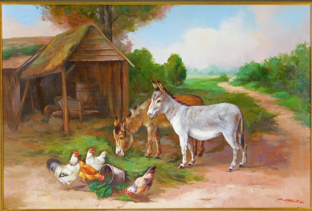 P. CHARLES REALIST ANIMAL FARM GENRE