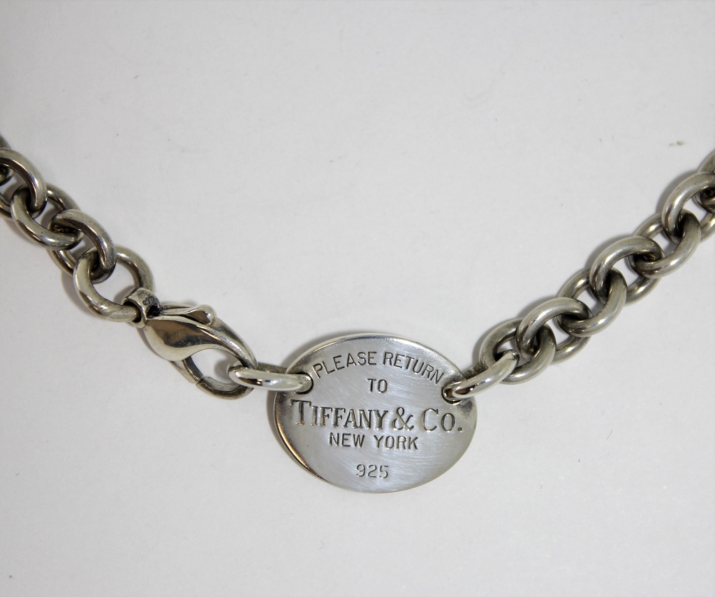 TIFFANY & CO. STERLING SILVER OVAL