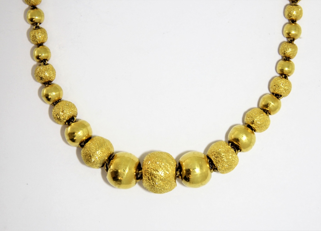 22K GOLD INDIAN STIPPLED POLISHED 29c687