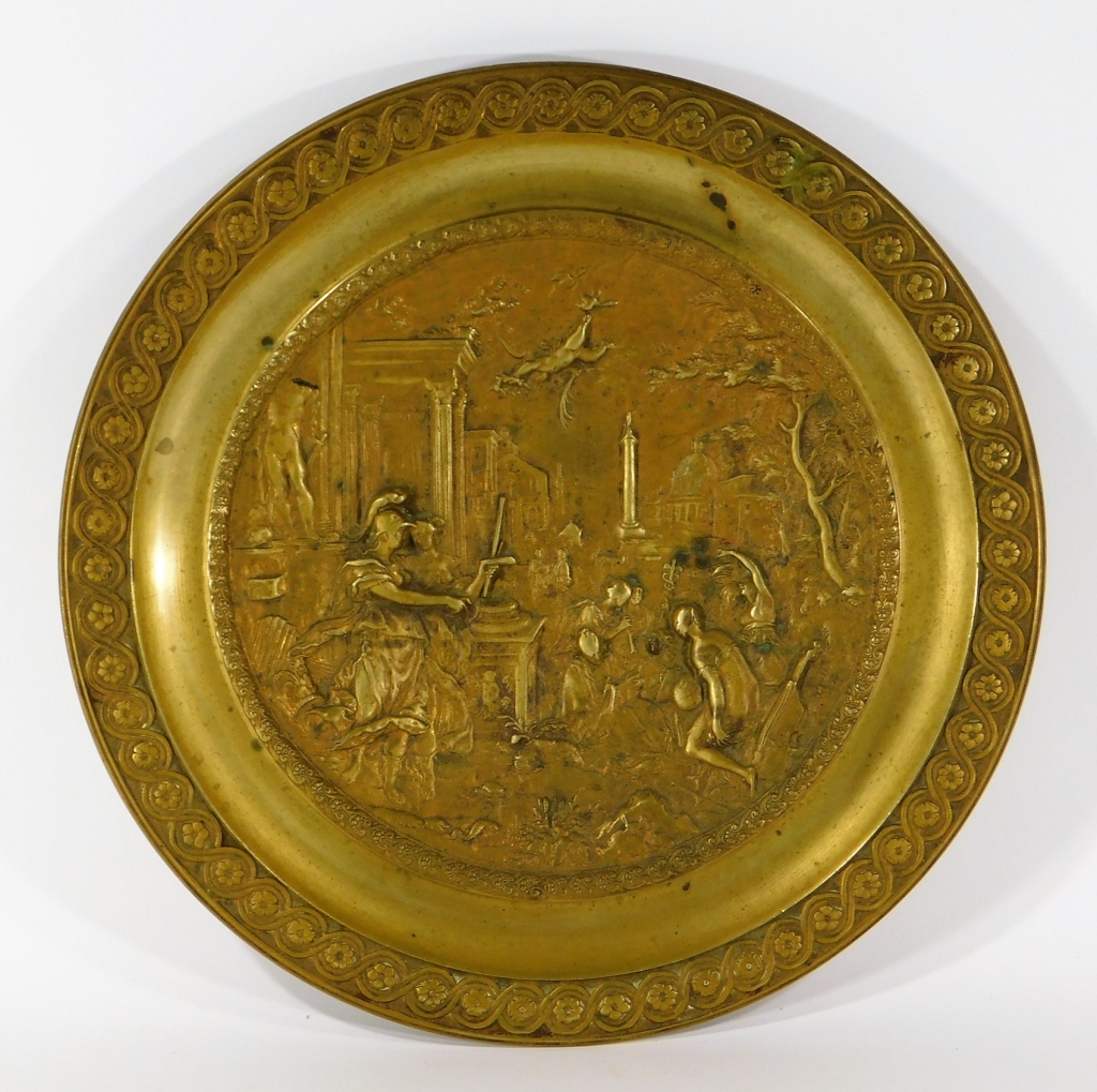 19C. EUROPEAN GRAND TOUR GILT BRONZE