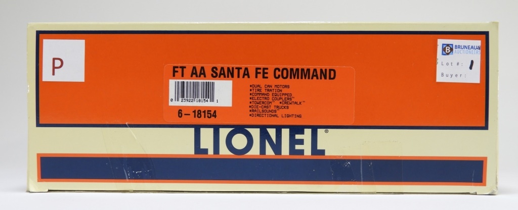 LIONEL FT AA SANTA FE COMMAND O 29c74f