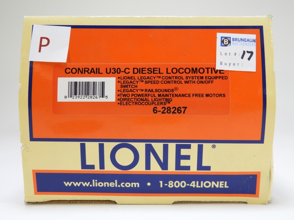 LIONEL CONRAIL U30-C DIESEL LOCOMOTIVE
