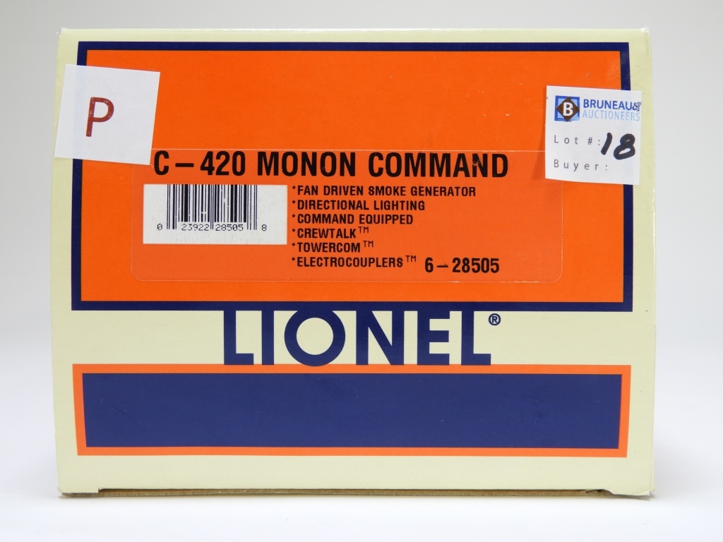LIONEL C 420 MONON COMMAND LOCOMOTIVE 29c76a