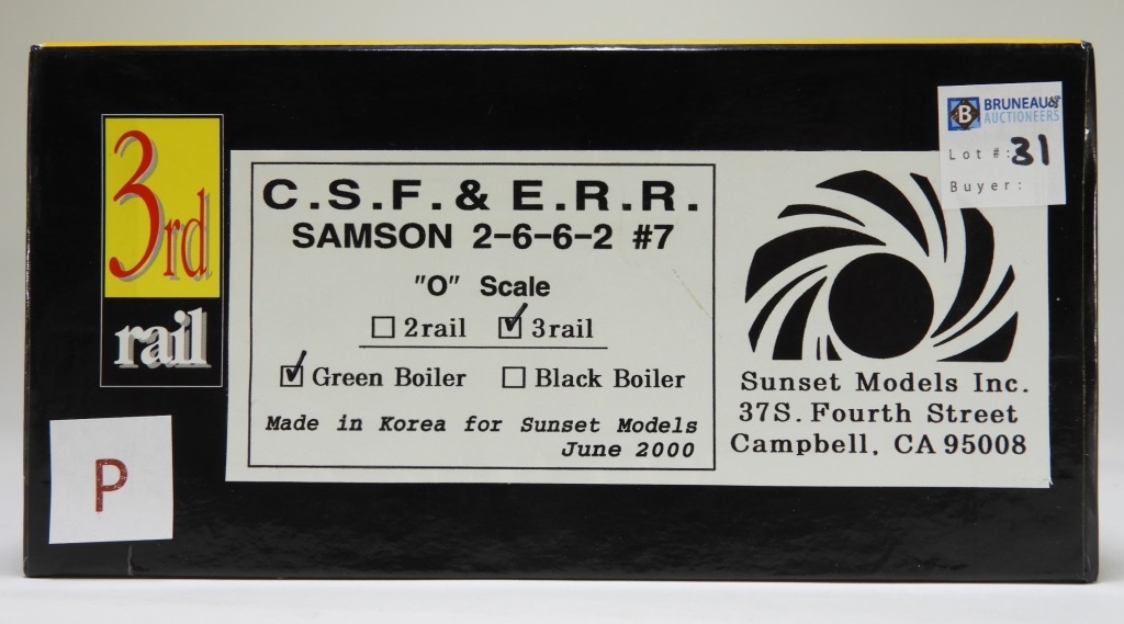 3RD RAIL C.S.F. & E.R.R. SAMSON 2662