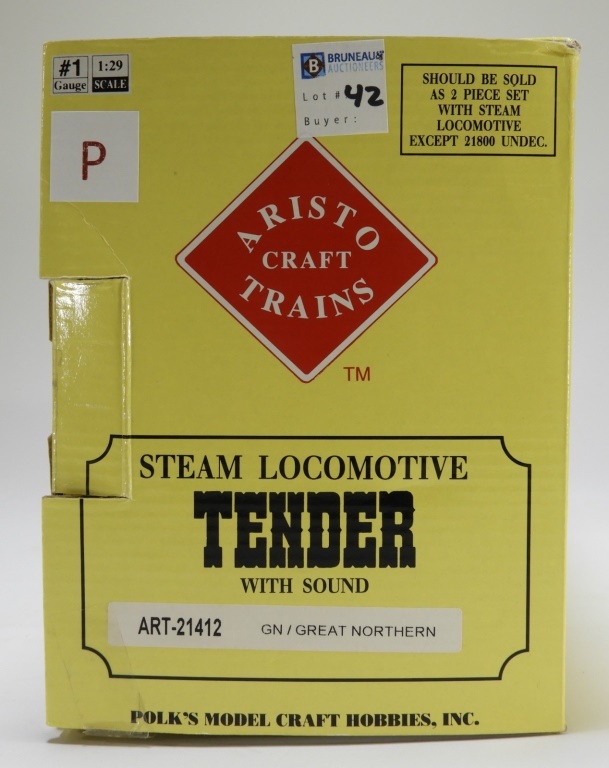 ARISTO CRAFT STEAM LOCOMOTIVE MODEL 29c78c