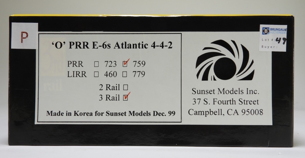 3RD RAIL O PRR E 6S ATLANTIC 442 29c798