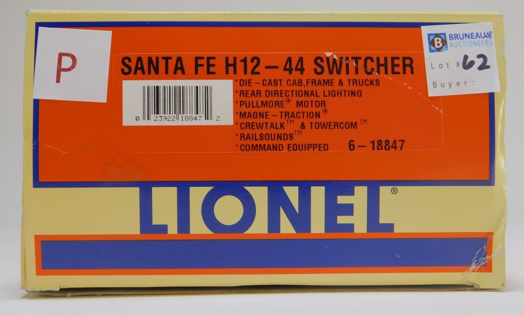 LIONEL SANTA FE H12 44 SWITCHER 29c7ae