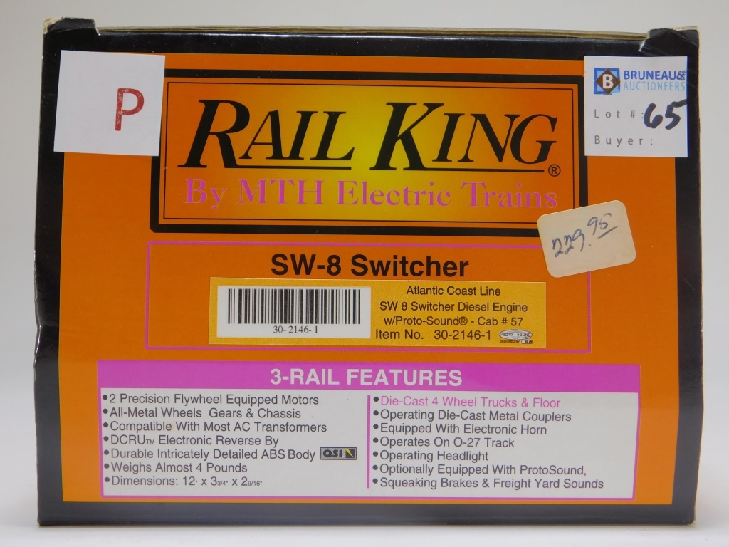 RAIL KING ATLANTIC COAST SW8 SWITCHER 29c7b3