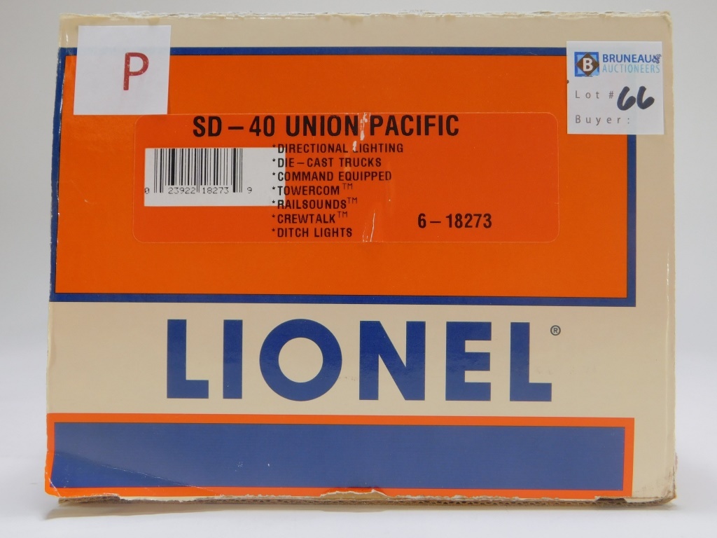 LIONEL SD 40 UNION PACIFIC O GAUGE 29c7b5