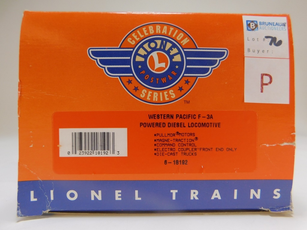 LIONEL WESTERN PACIFIC F-3A POWERED