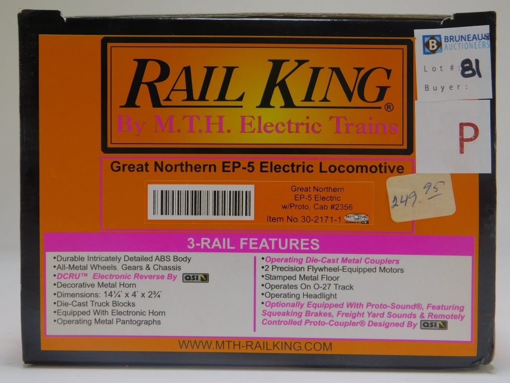 RAIL KING GREAT NORTHERN EP-5 ELECTRIC