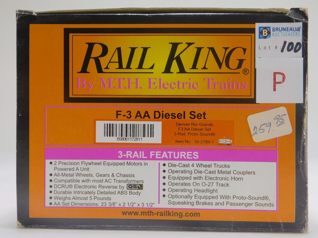 RAIL KING DENVER RIO GRANDE F 3 29c7f6