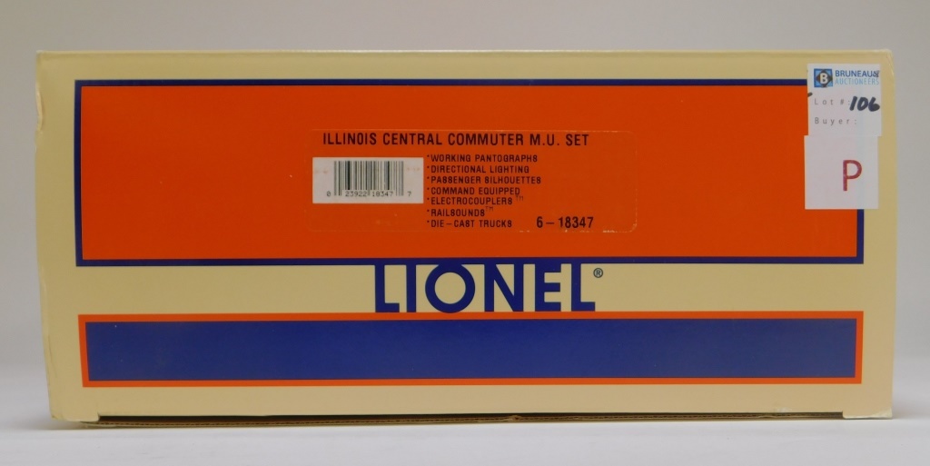LIONEL ILLINOIS CENTRAL COMMUTER 29c80b