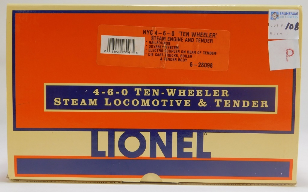 LIONEL NYC 460 TEN WHEELER STEAM