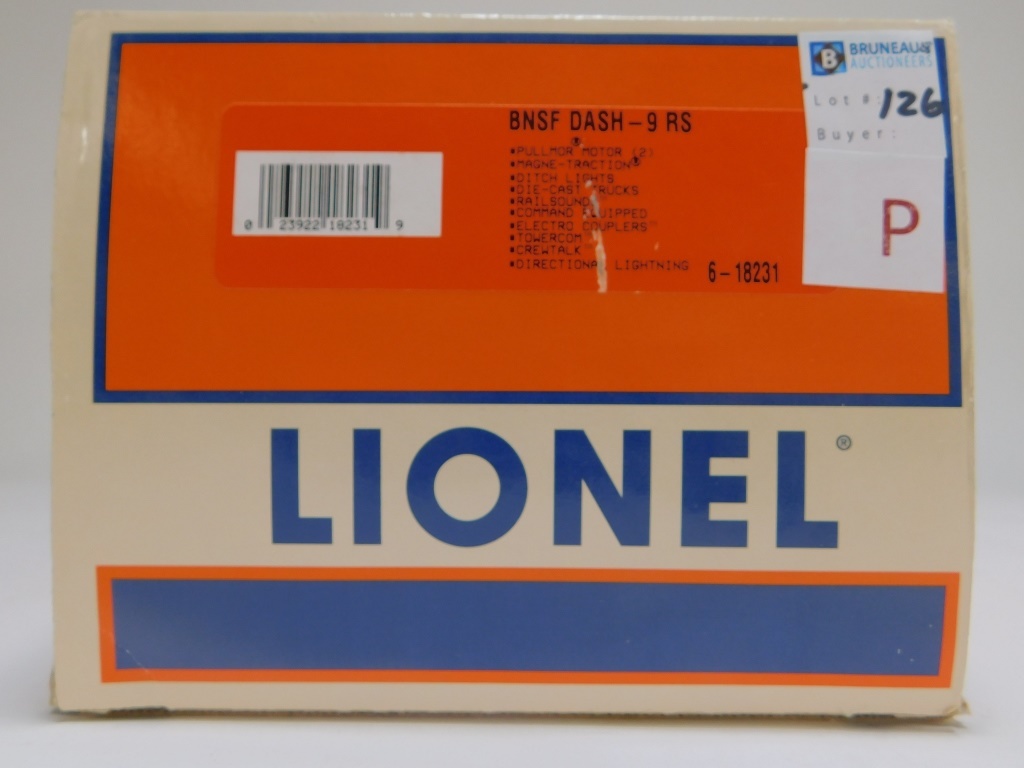 LIONEL BNSF DASH-9 RS O GAUGE ELECTRIC