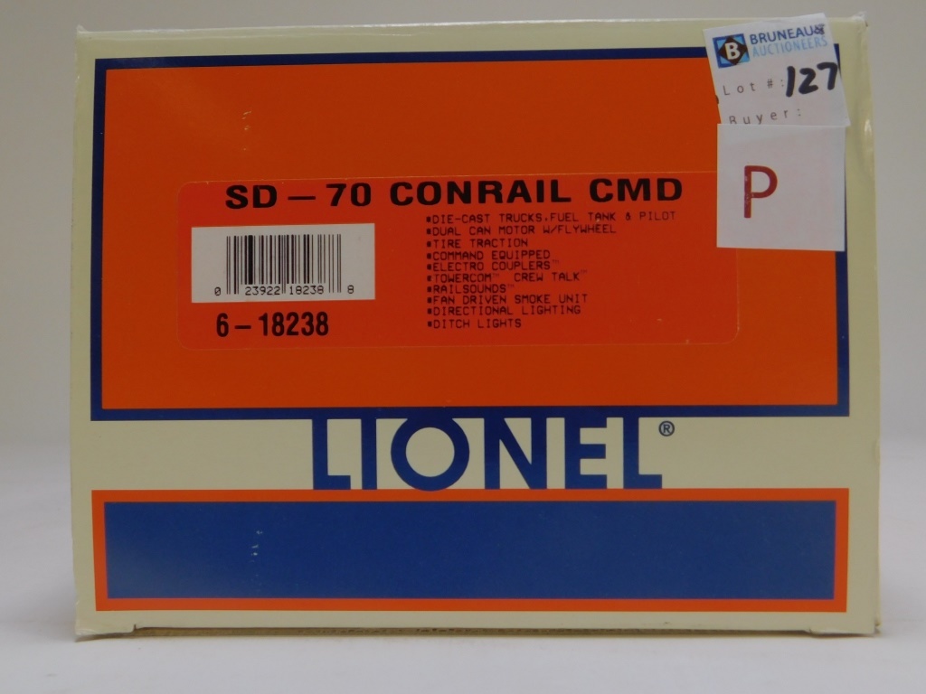 LIONEL SD 70 CONRAIL COMMAND O 29c834