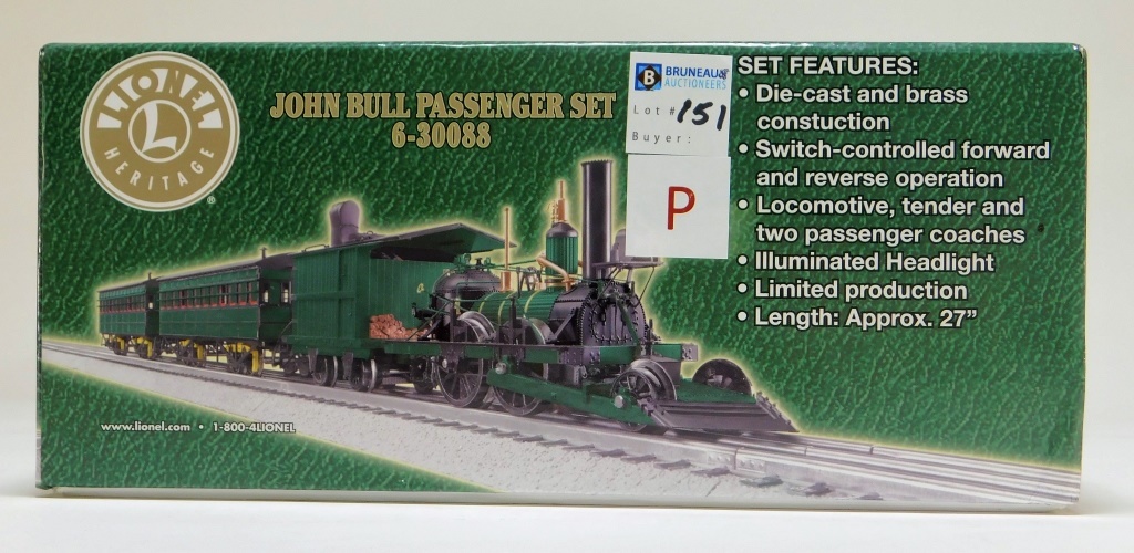 LIONEL JOHN BULL PASSENGER O GAUGE