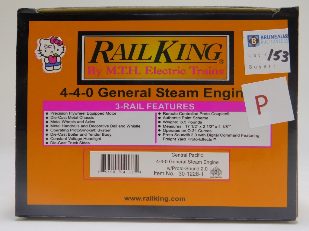 RAIL KING CENTRAL PACIFIC 440 GENERAL 29c866