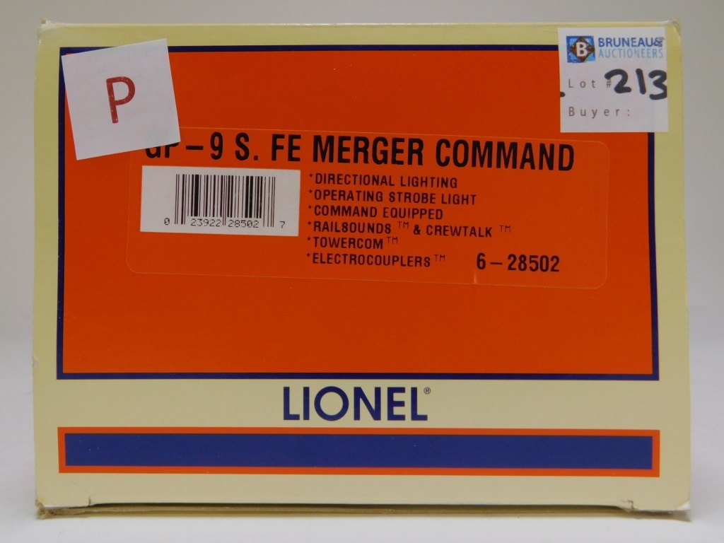 LIONEL GP 9 S FE MERGER COMMAND 29c8d6